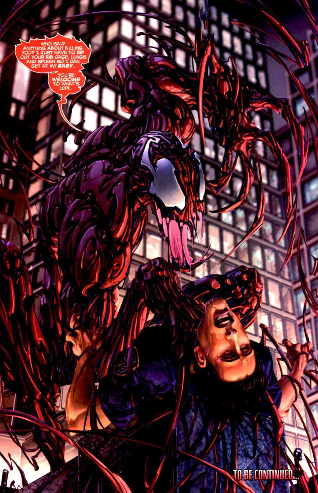 Marvels Carnage udøver sin vrede Wallpaper