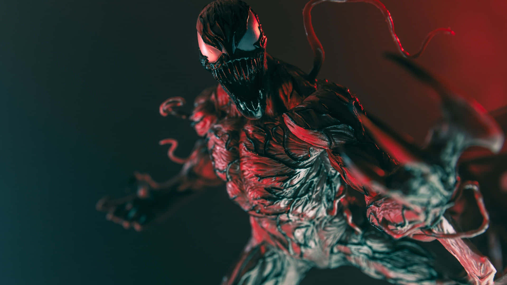 Unleash the Chaos of Marvel Carnage Wallpaper