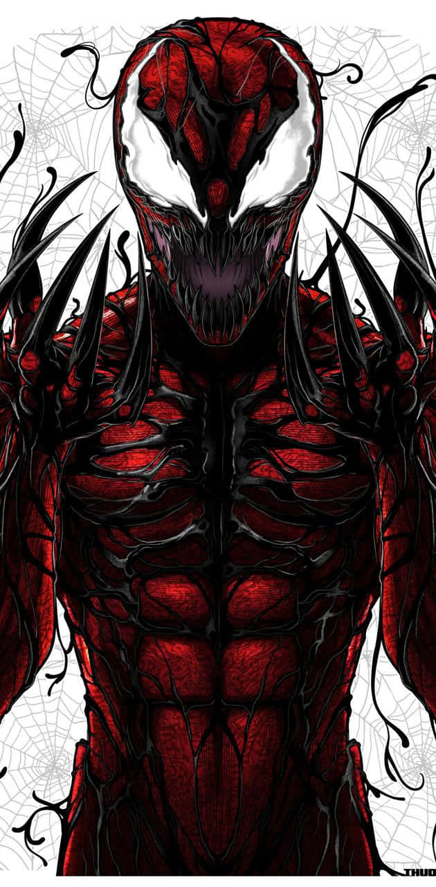 Carnage rises from the depths of darkness Wallpaper