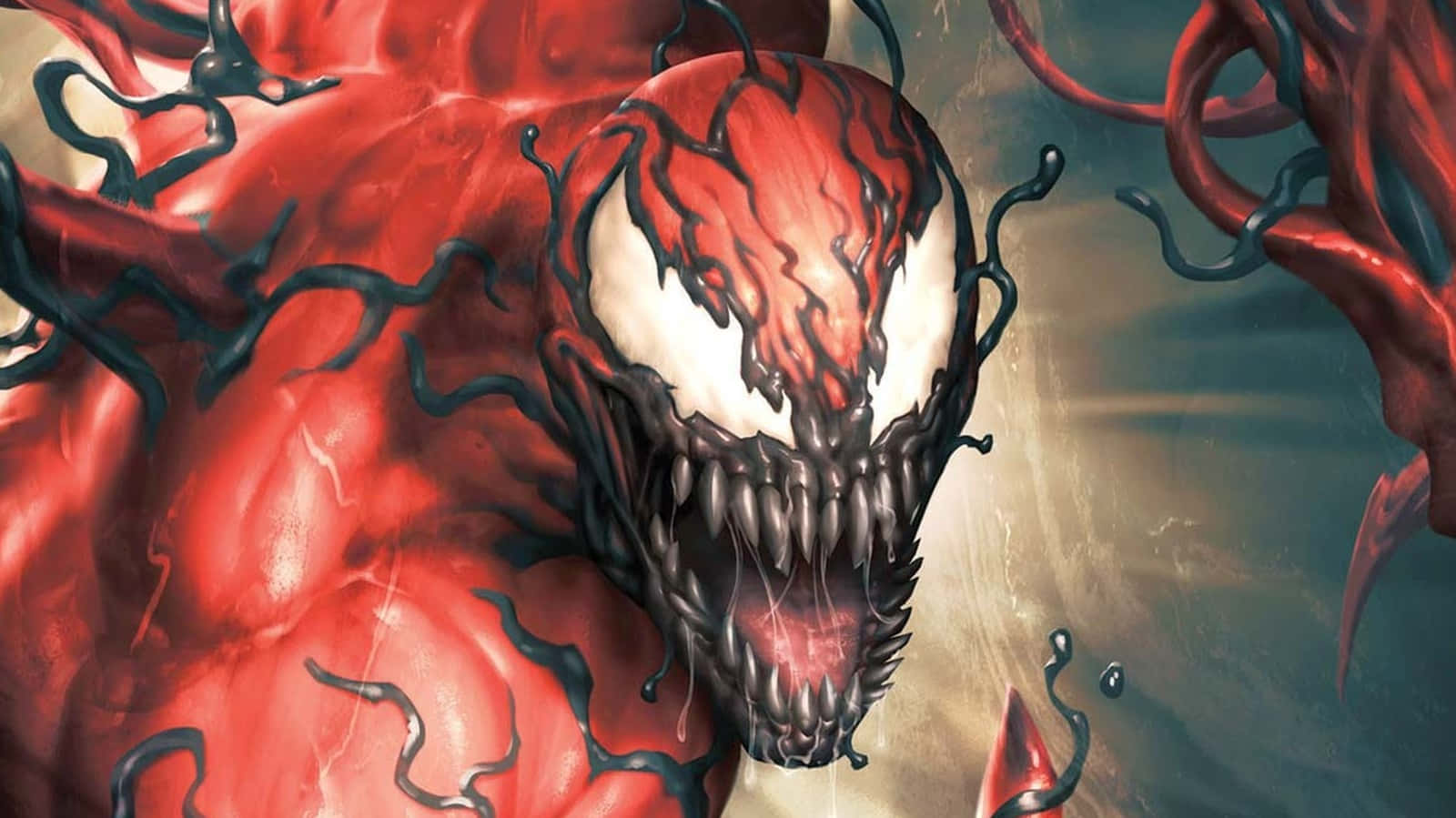 Cletus Kasady som Carnage, en magtfuld Marvel superskurk Wallpaper