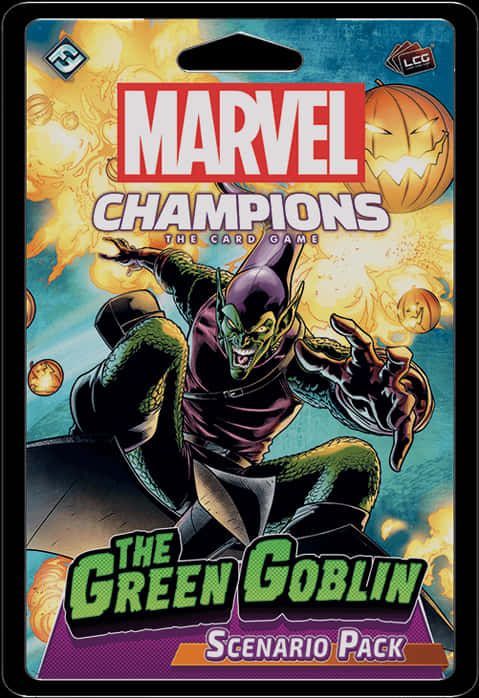 Marvel Champions Green Goblin Card Game Pack PNG