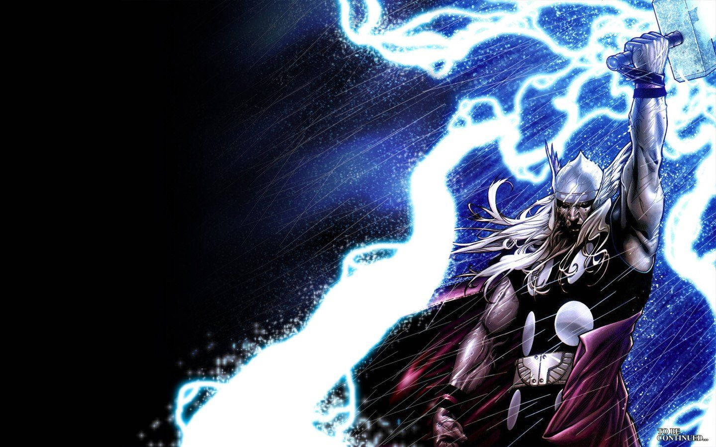Marvelcomic Thor Superheld Wallpaper