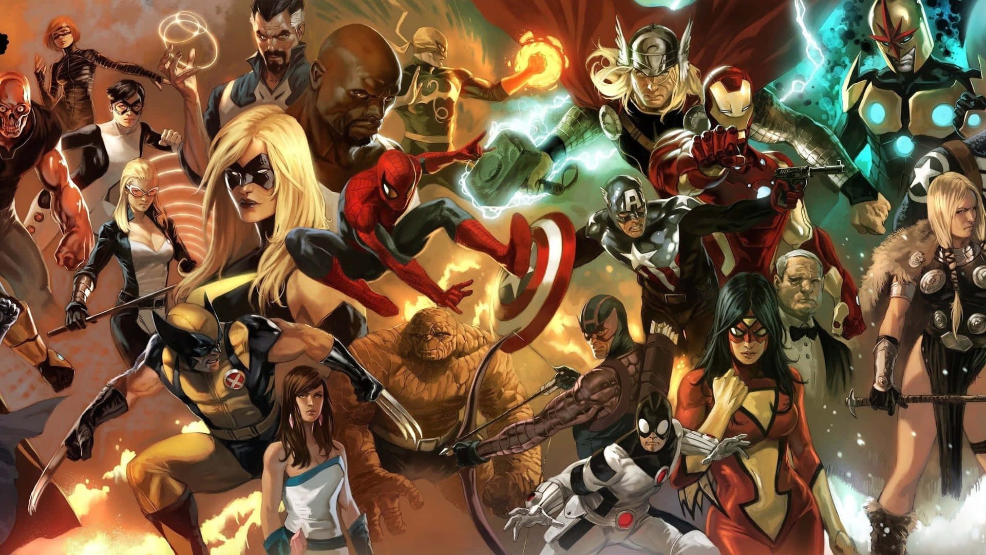 Marvel Comics 2560x1440 Fanart Wallpaper