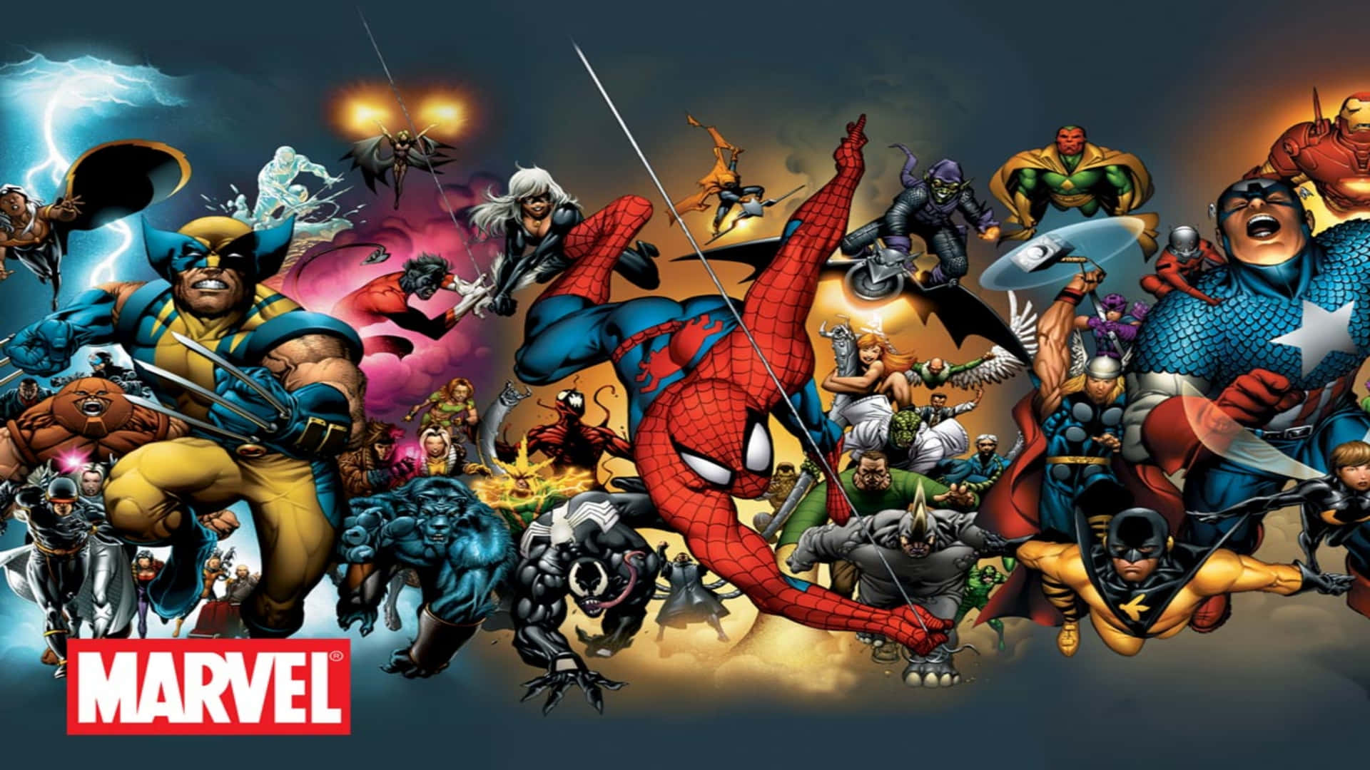 Wallpaper of Marvel Comics heroes Wallpaper