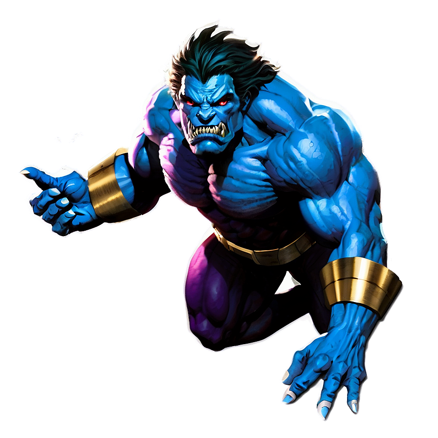 Marvel Comics Beast Png 06242024 PNG