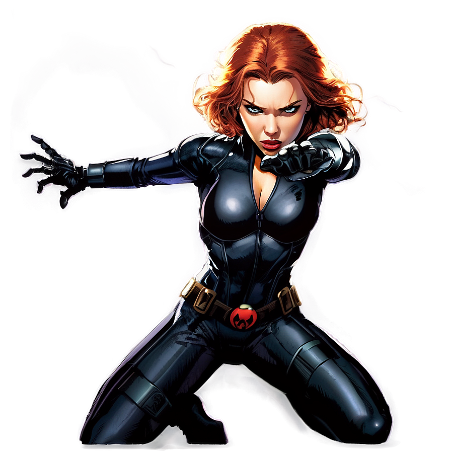 Marvel Comics Black Widow Png Eei25 PNG