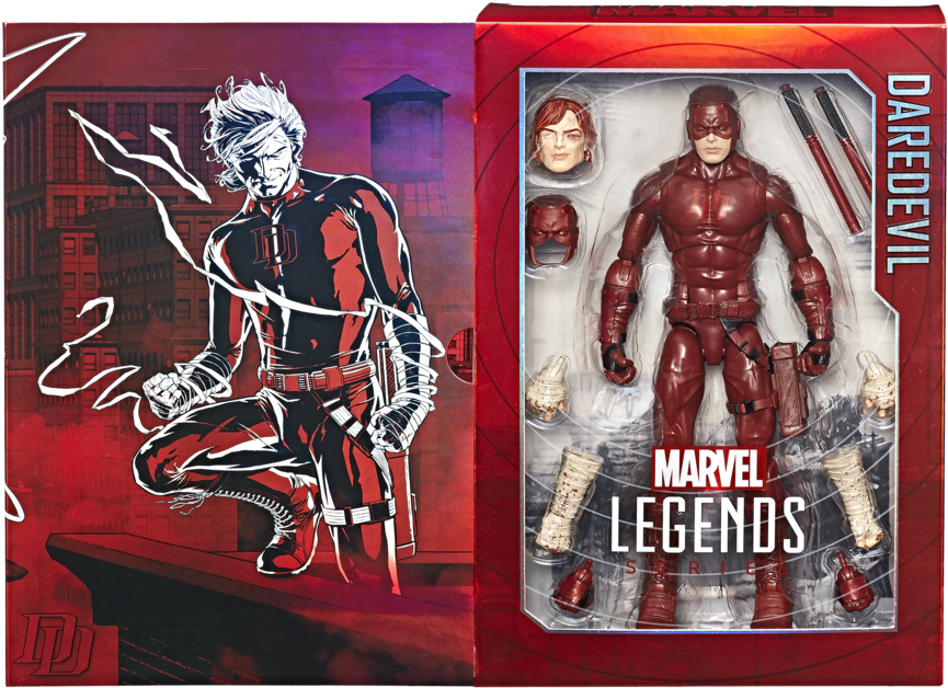 Marvel Daredevil Action Figure Packaging PNG