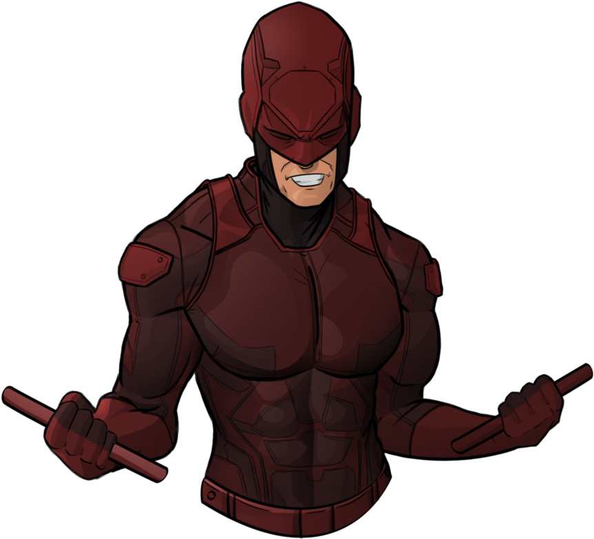 Marvel Daredevil Animated Character PNG