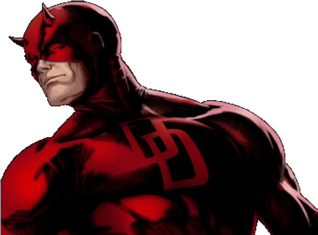 Marvel Daredevil Red Costume PNG