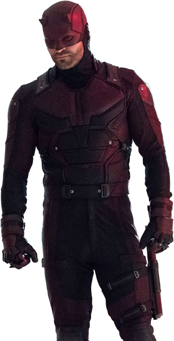 Marvel Daredevilin Red Suit PNG
