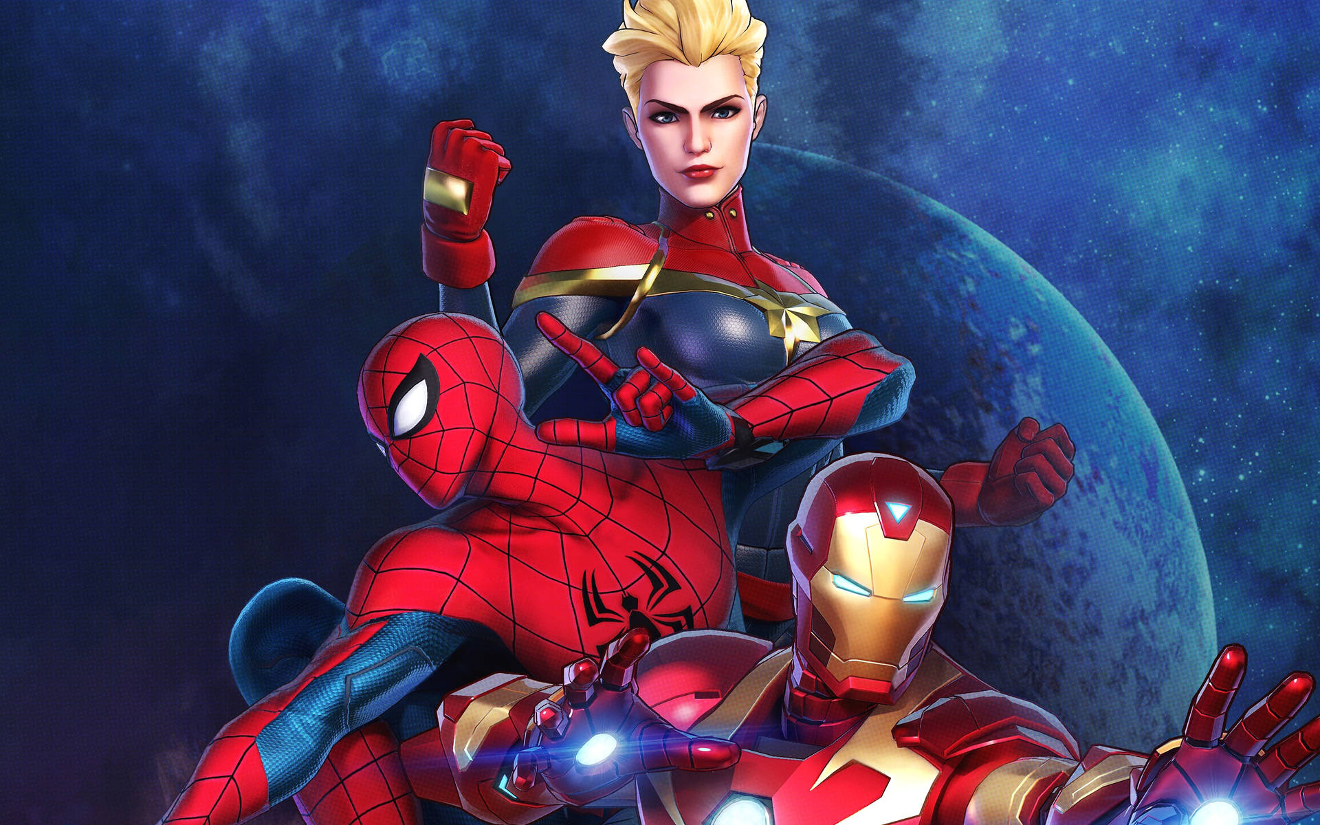 Marvel Desktop Trio Background