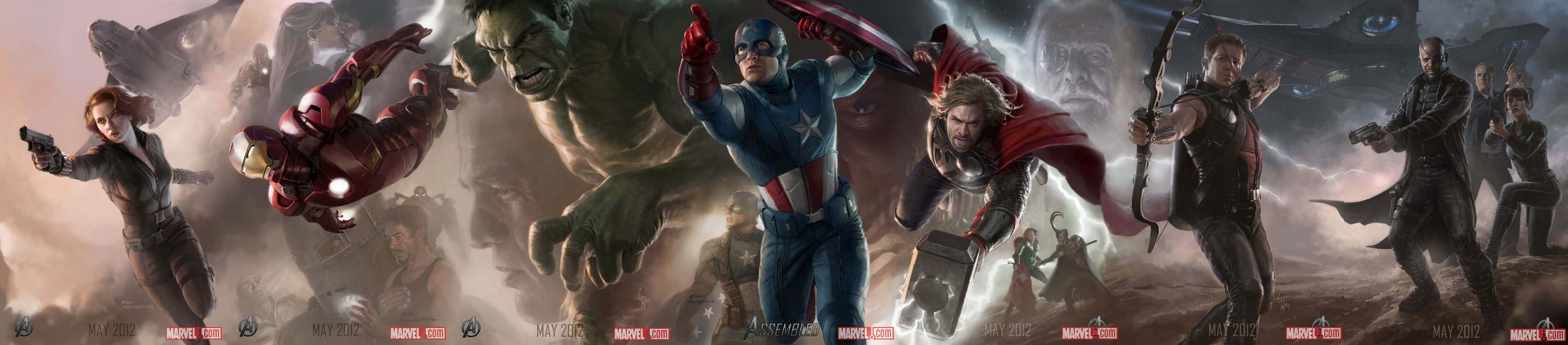 De Avengers - Verdens ende Wallpaper