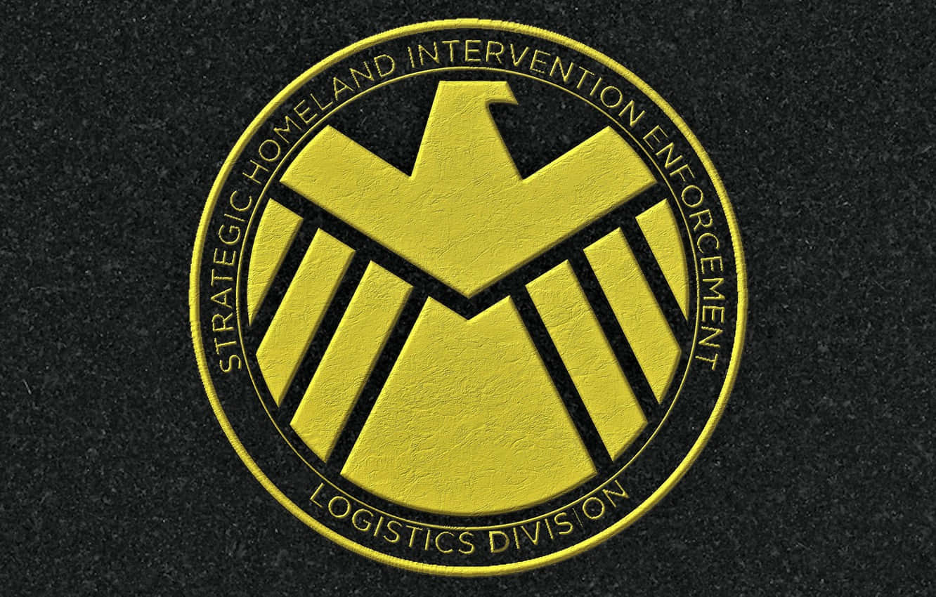Marvel Falcon Logo Yellow Shield Wallpaper