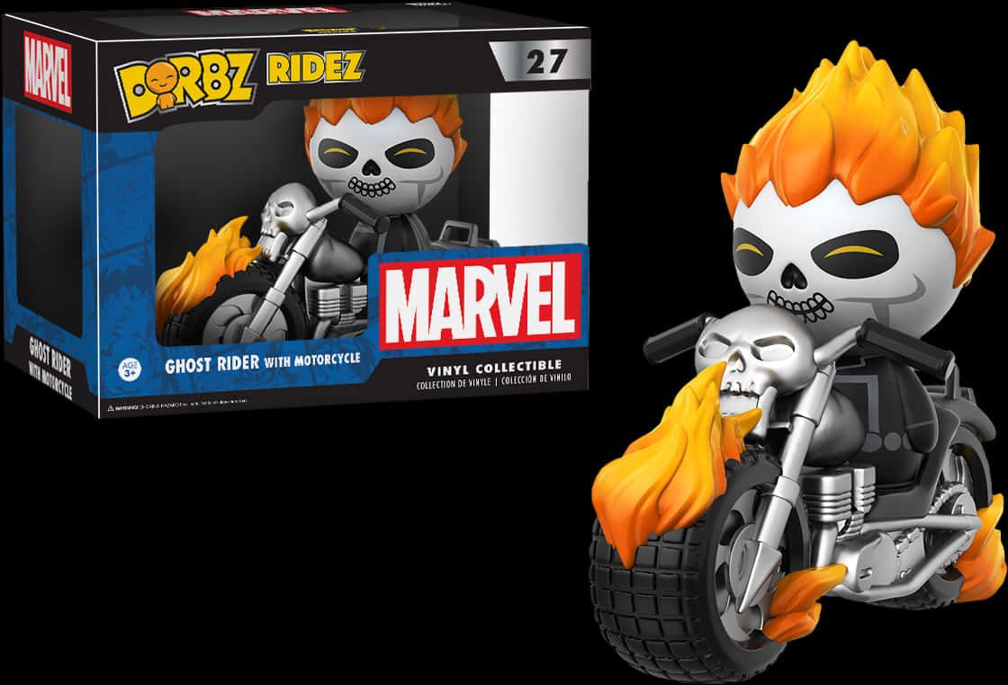 Marvel Ghost Rider Dorbz Ridez Collectible PNG