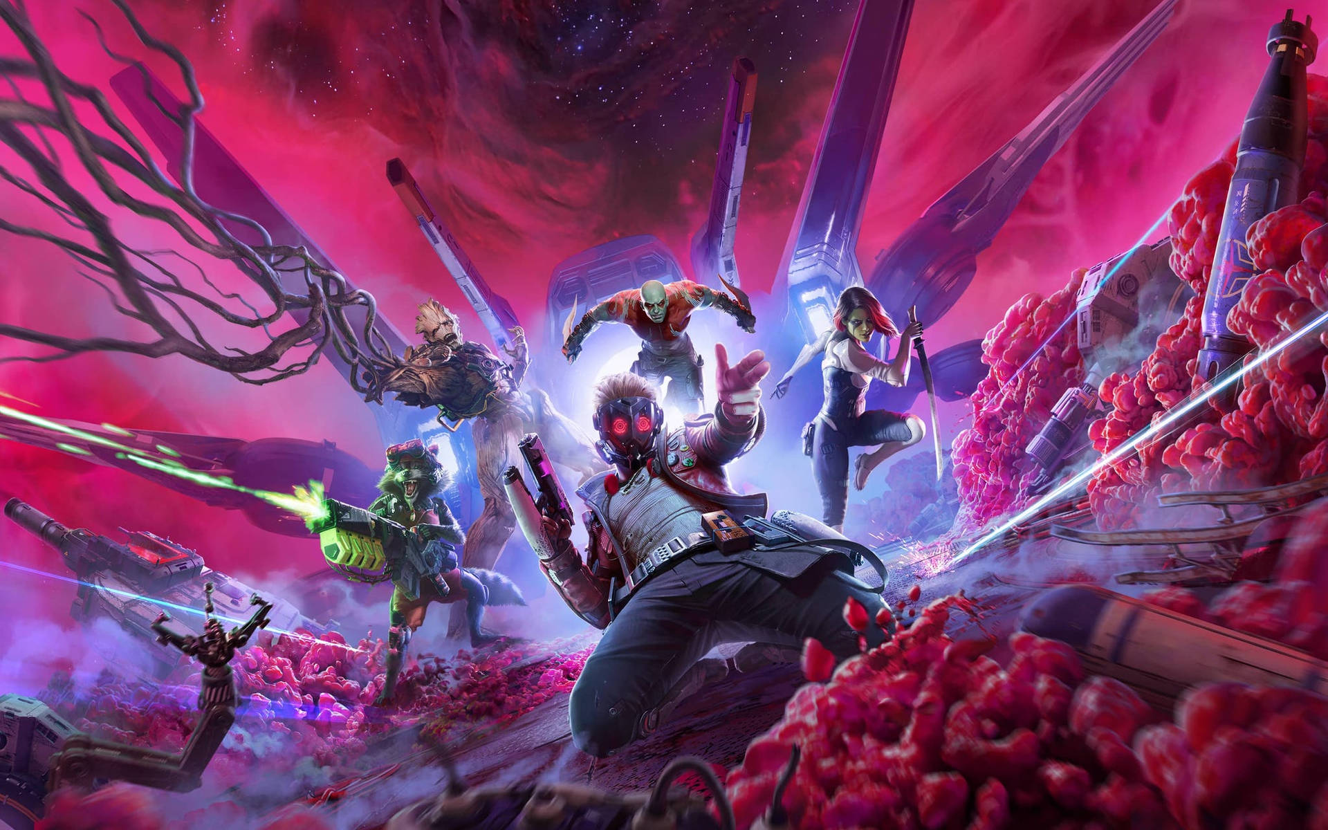 Marvel Guardians Of The Galaxy Video Game Wallpaper