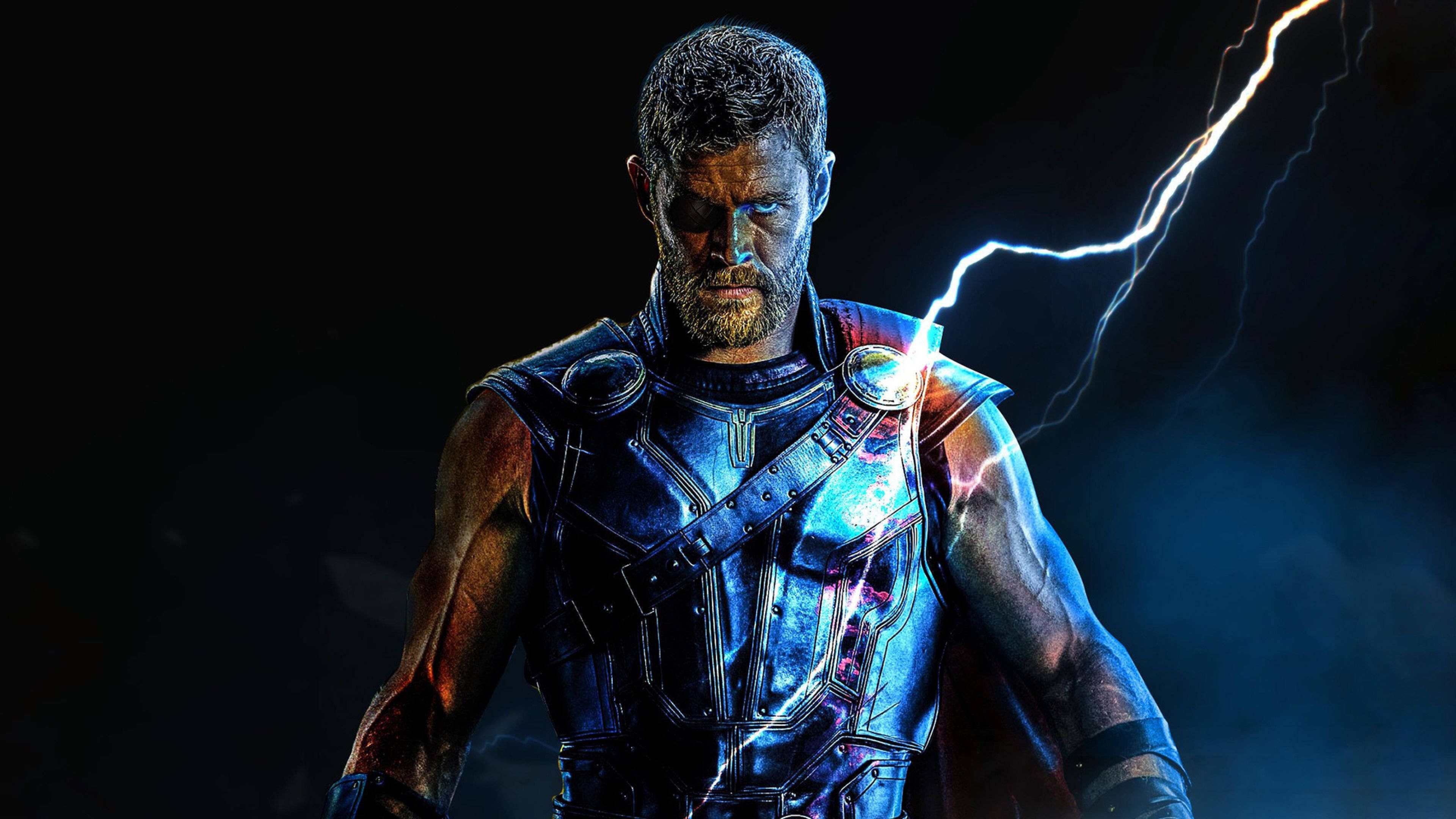 Marvel Hero Thor Stormbreaker Costume Background