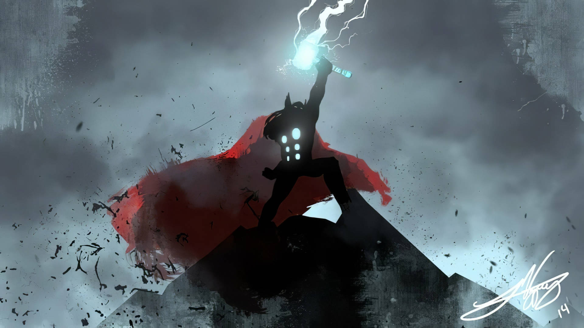 Marvel Hero Thor Superhero Background
