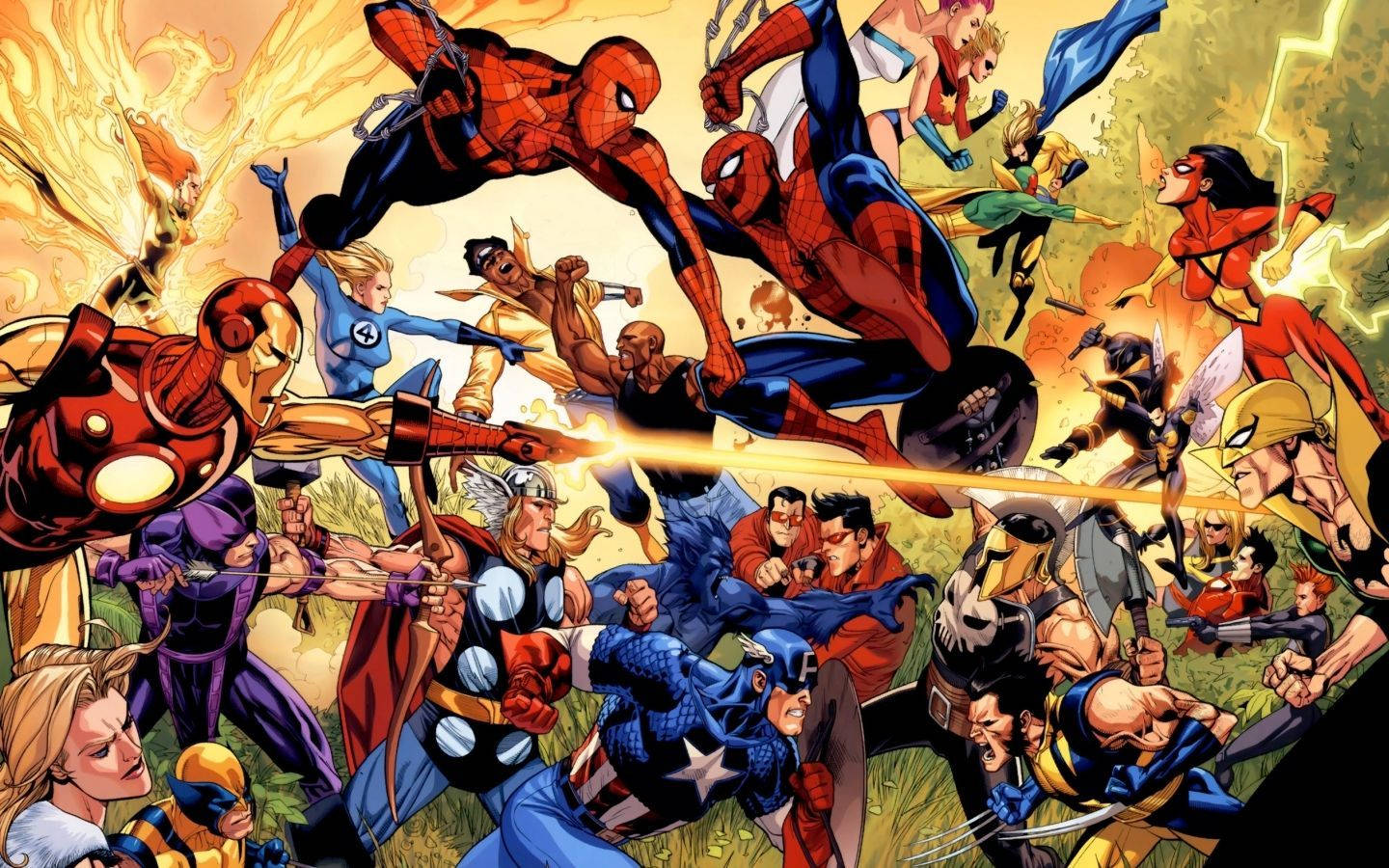 Marvel Heroes Assemble Wallpaper