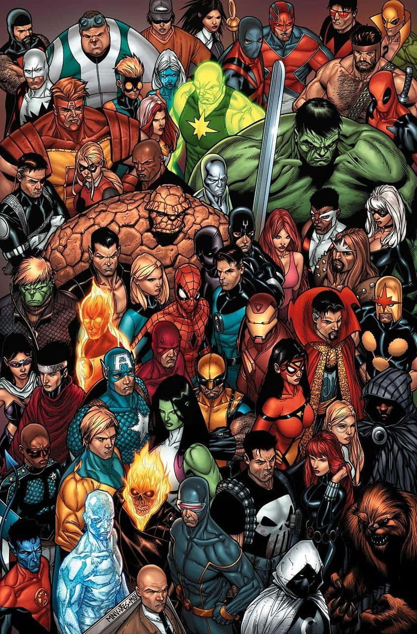 Marvel Heroes Assemble Wallpaper