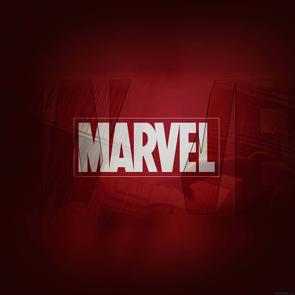 Marvel iPad Word Mark giver dig et subtilt udtryk af Marvel-logoet. Wallpaper