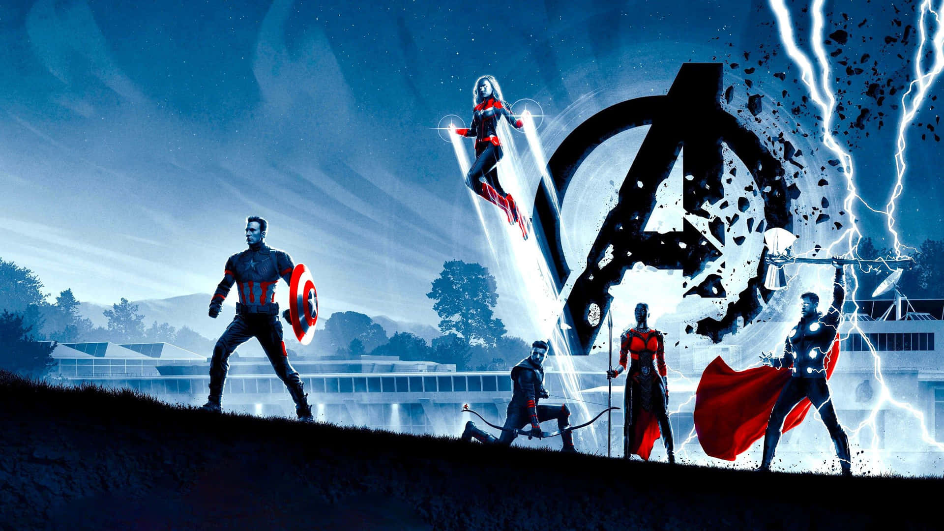 Obténel Poder De Los Héroes En Tus Manos Con El Ipad De Marvel. Fondo de pantalla
