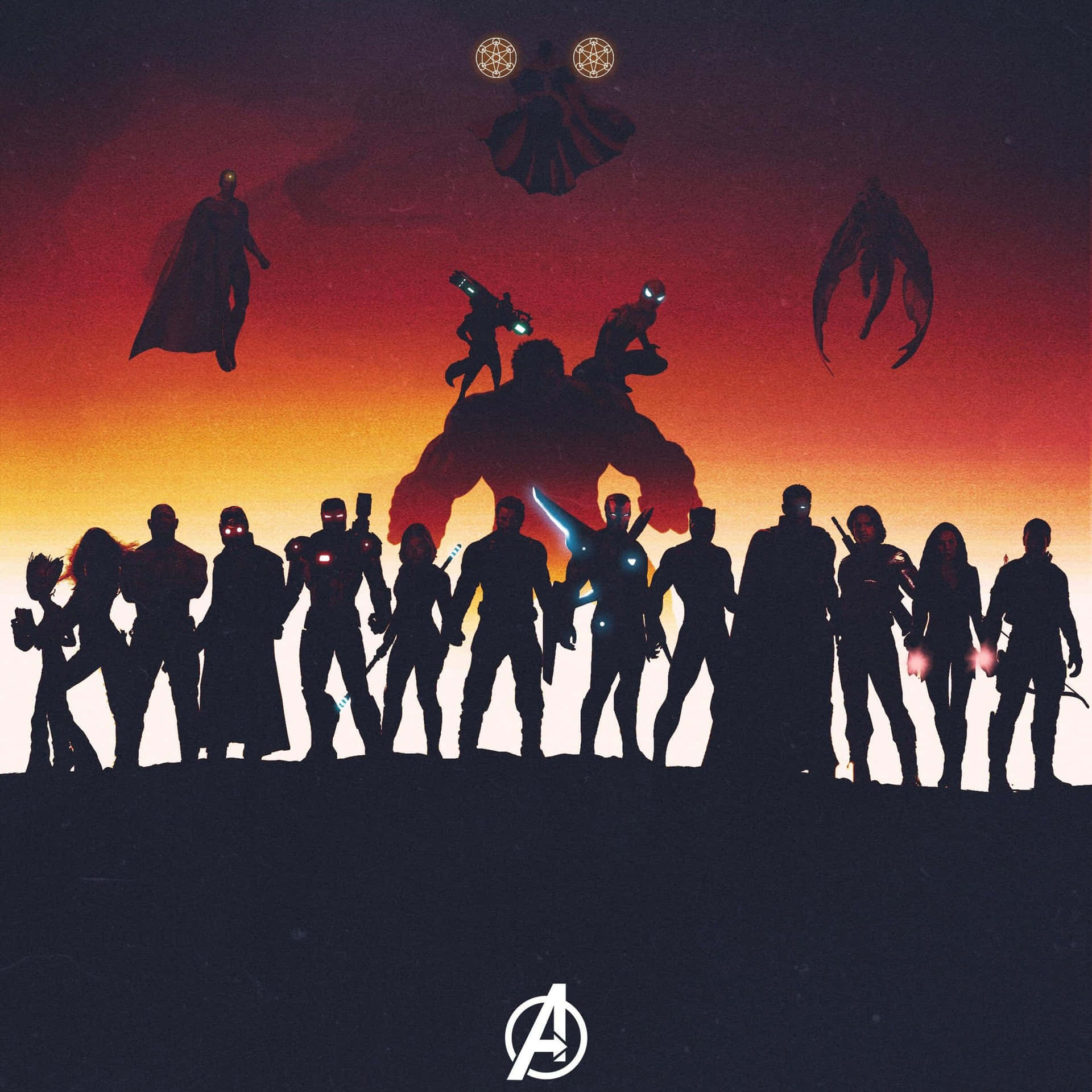 Background!gör Dig Redo Att Uppleva Actionen Med Marvel Ipad-bakgrundsbild! Wallpaper