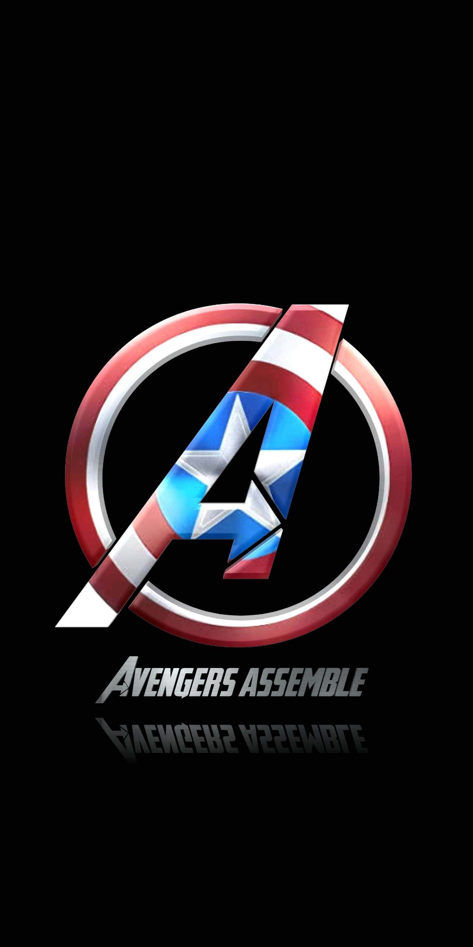 Marvel Iphone Avengers Assemble Graphic Design Wallpaper