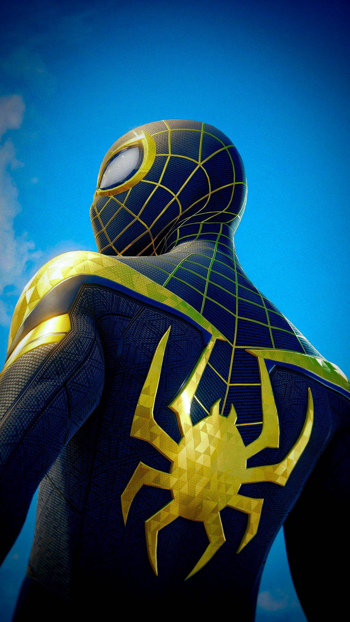 Marvel Iphone Black Spider Man Wallpaper