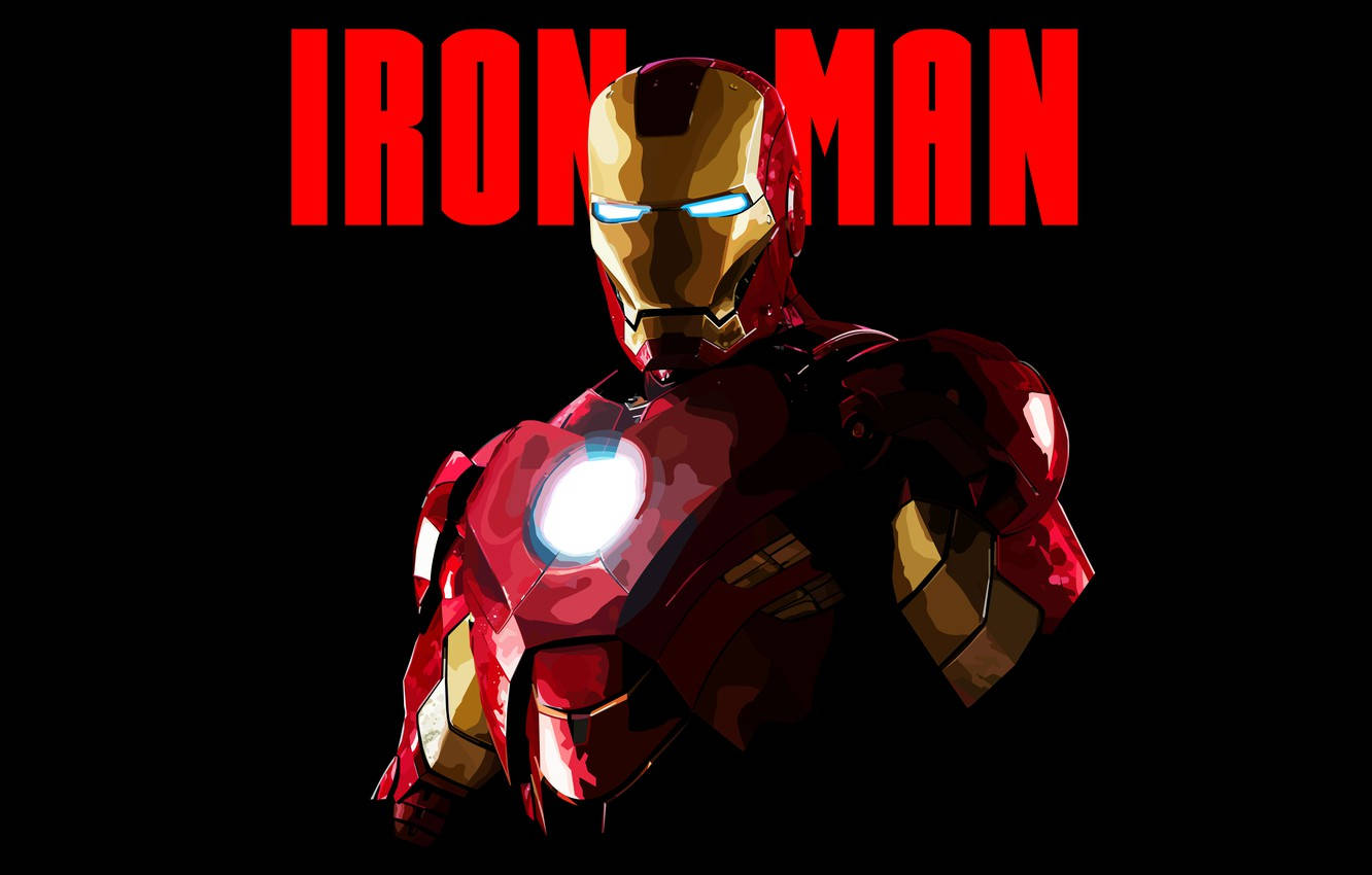 Marvel Iron Man Logo Wallpaper