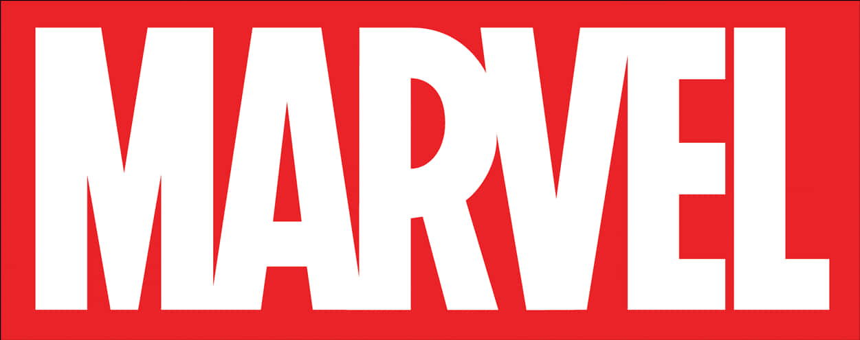 Marvel Logo Red Background PNG