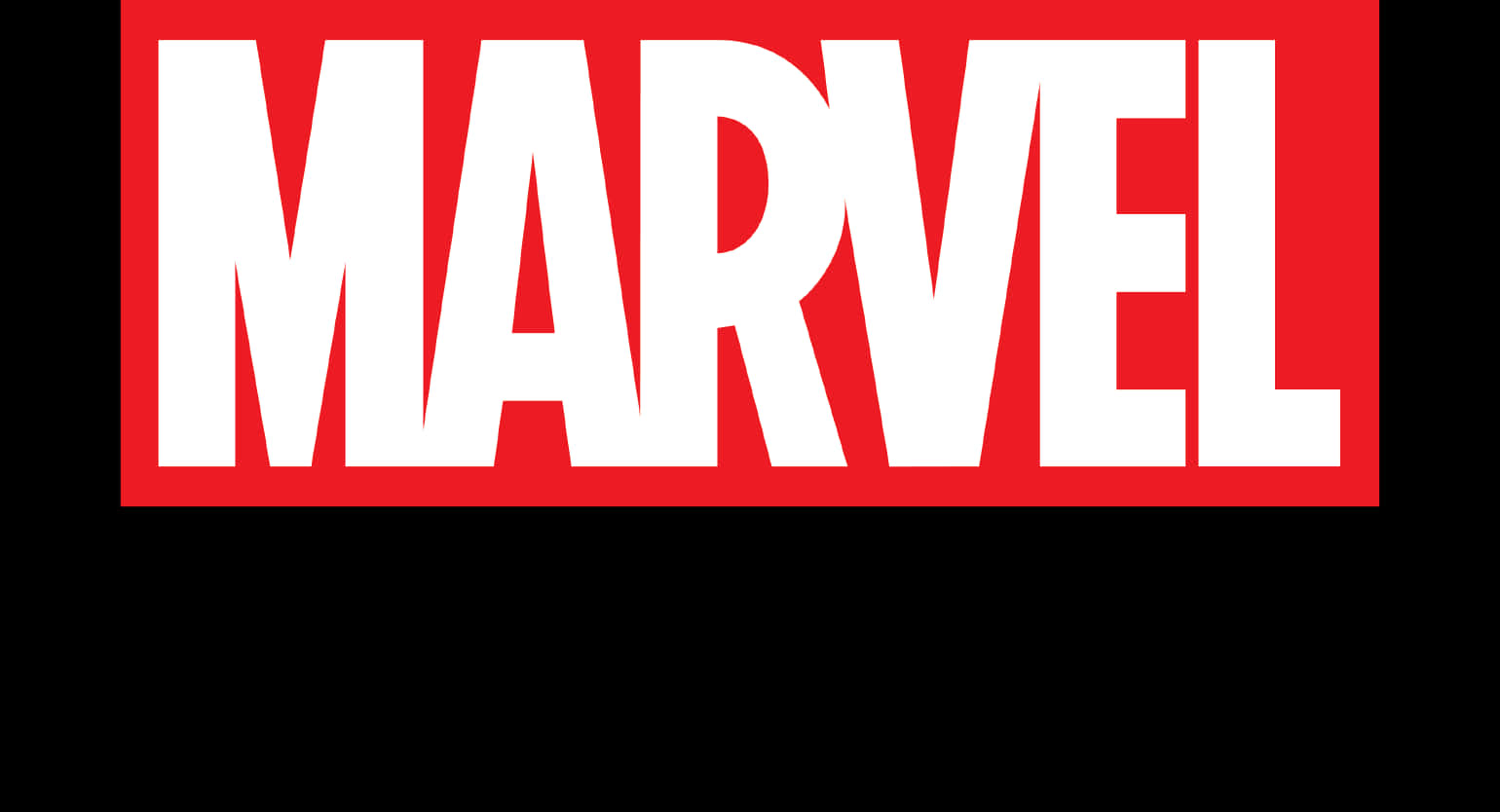 Marvel Logo Redand White PNG