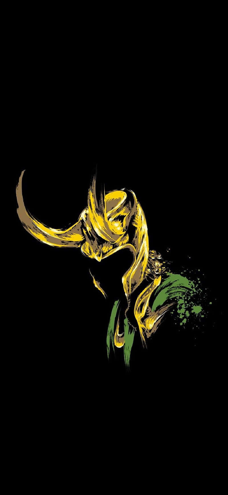 Marvel's Loki proclaiming his power and dominance. Wallpaper