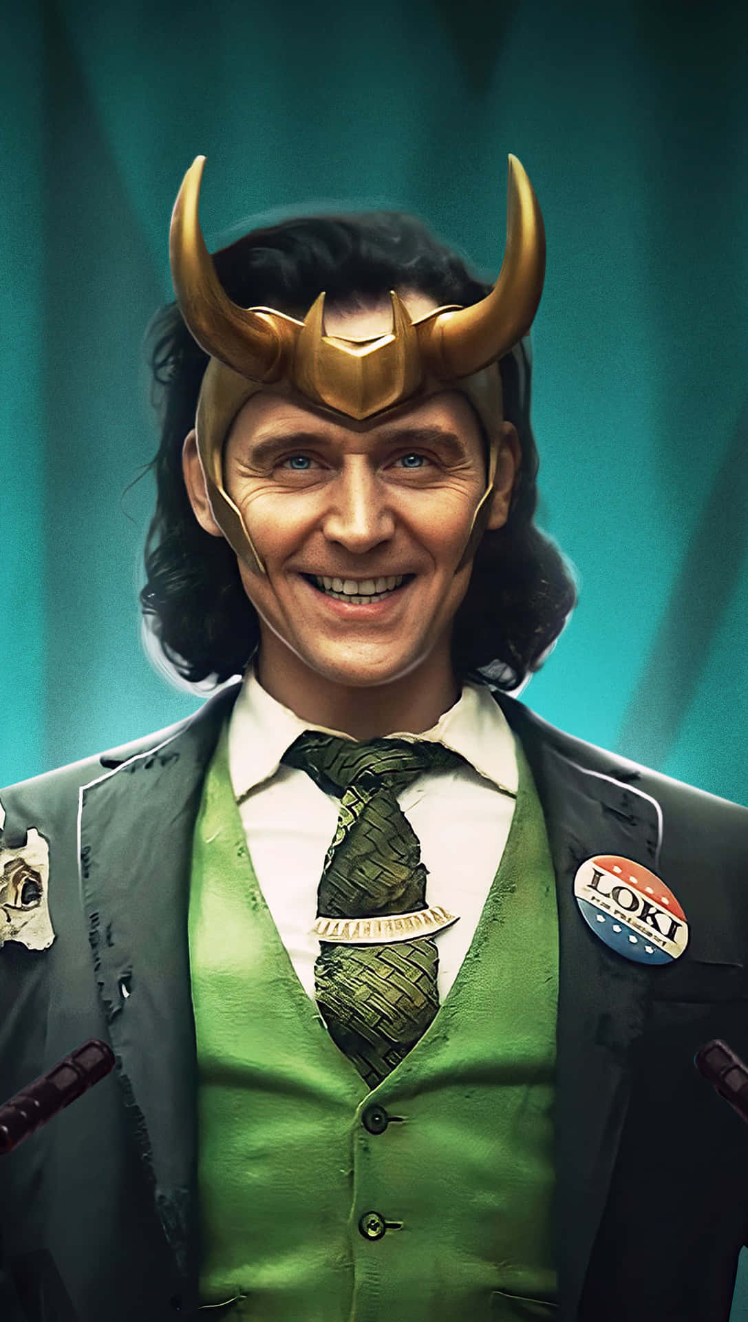 ¡elinfame Dios De La Travesura De Marvel, Loki! Fondo de pantalla