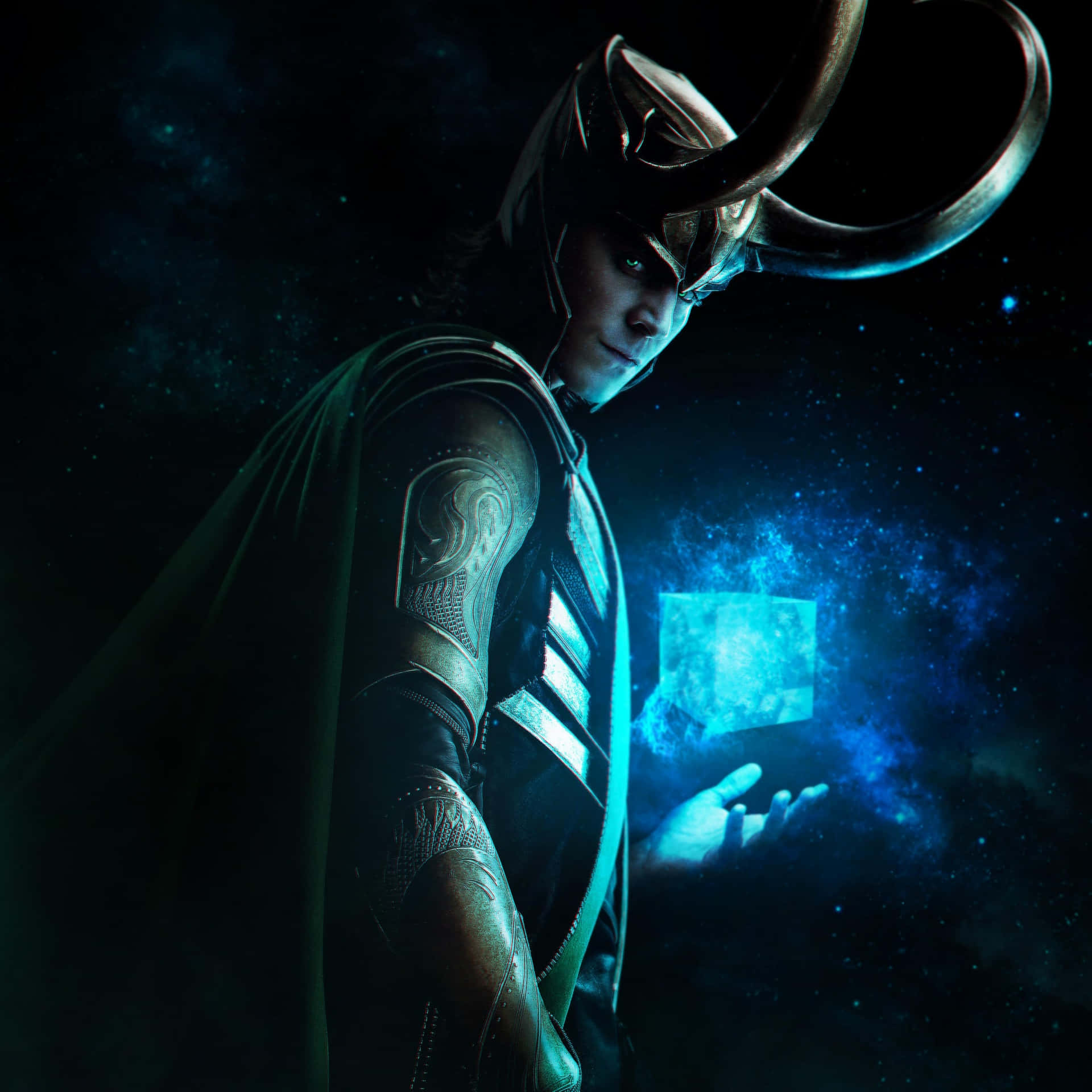 Marvels Gud af Ulykke - Loki pynte dette mystiske tapet. Wallpaper