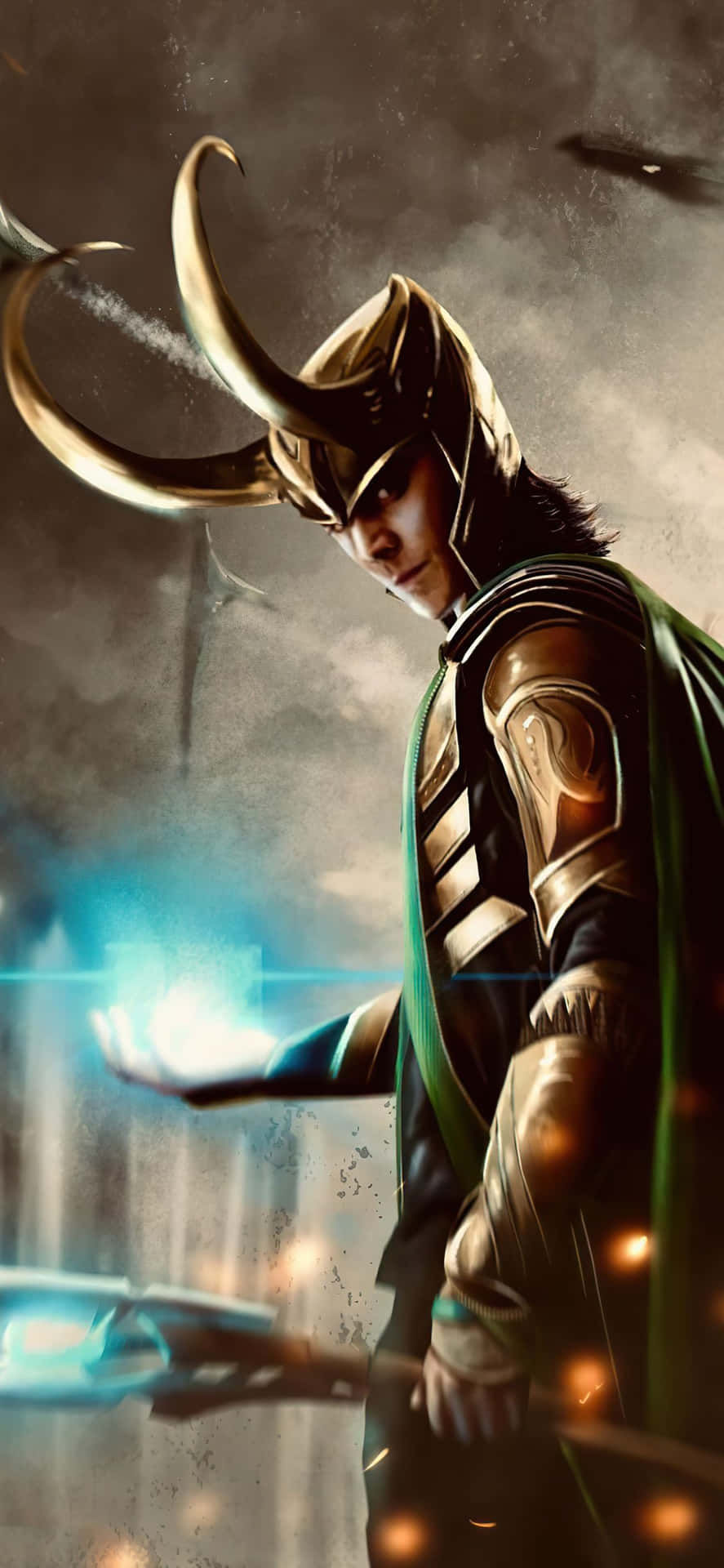 "Loki, the Trickster God of Asgard" Wallpaper