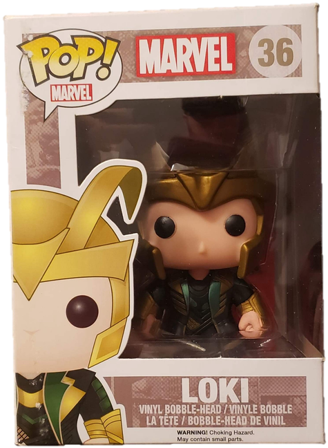 Marvel Loki Funko Pop36 PNG