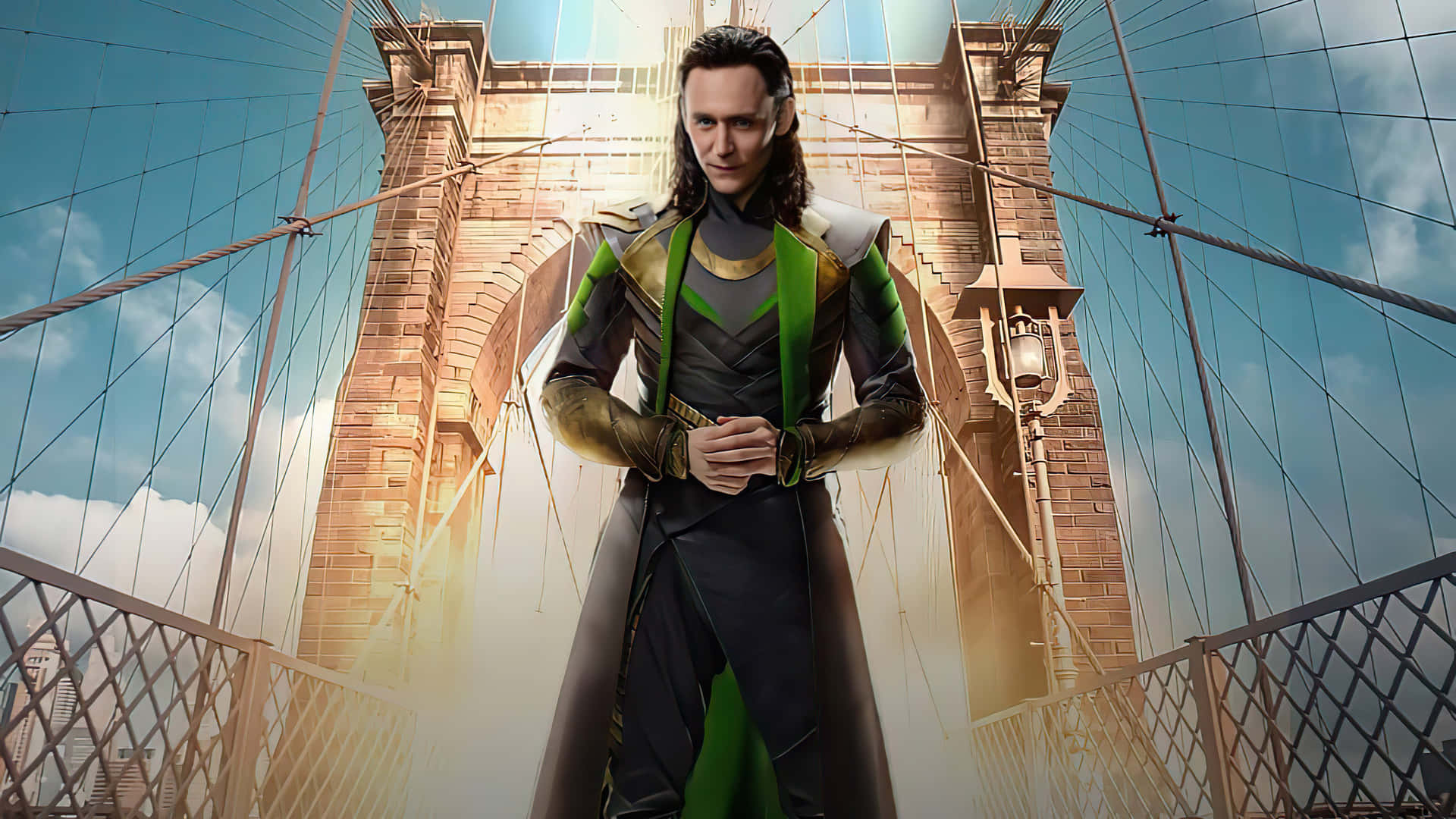 Marvel's Loki Serves as the Main Antagonist in the Marvel Cinematic Universe Wallpaper