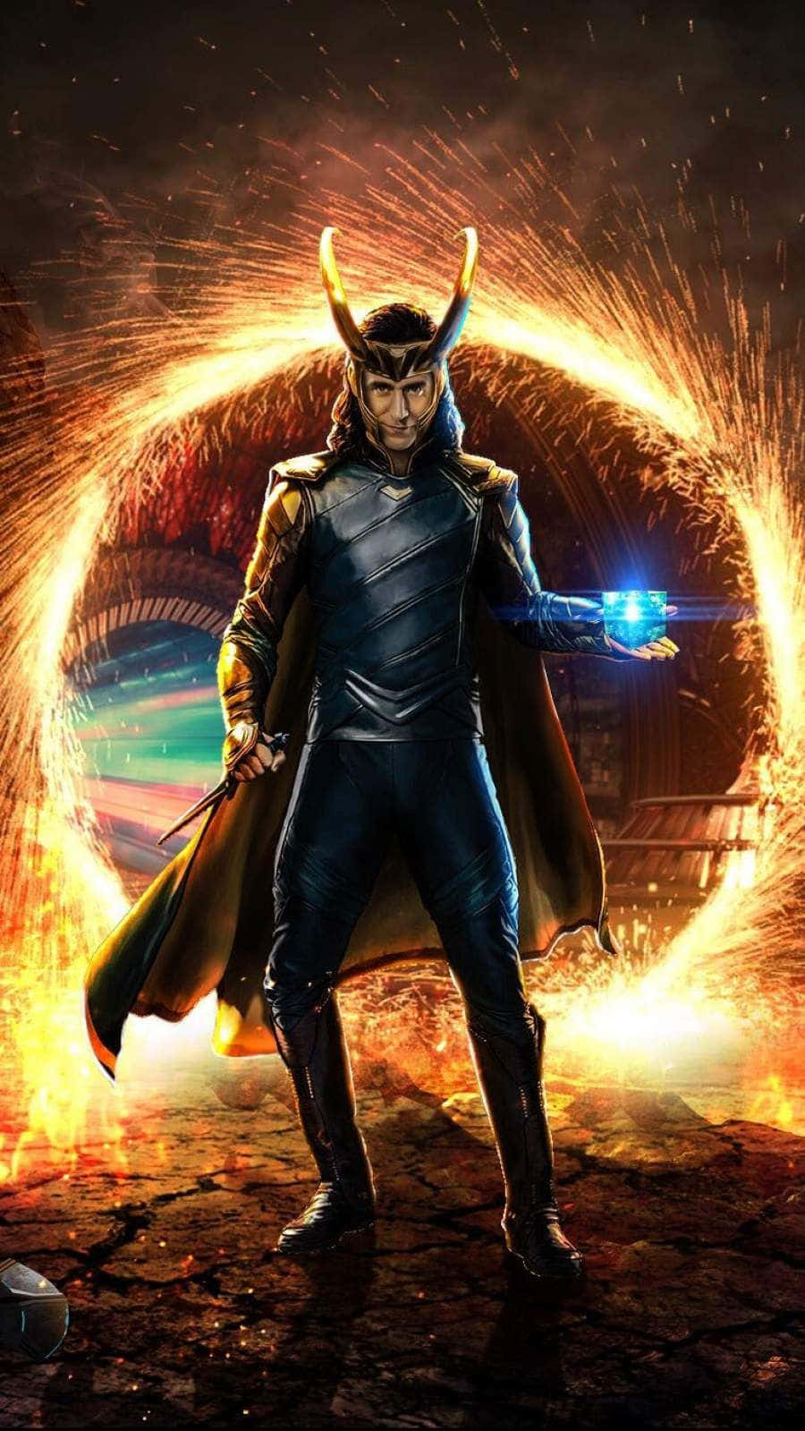 Loki, the God of Mischief Wallpaper