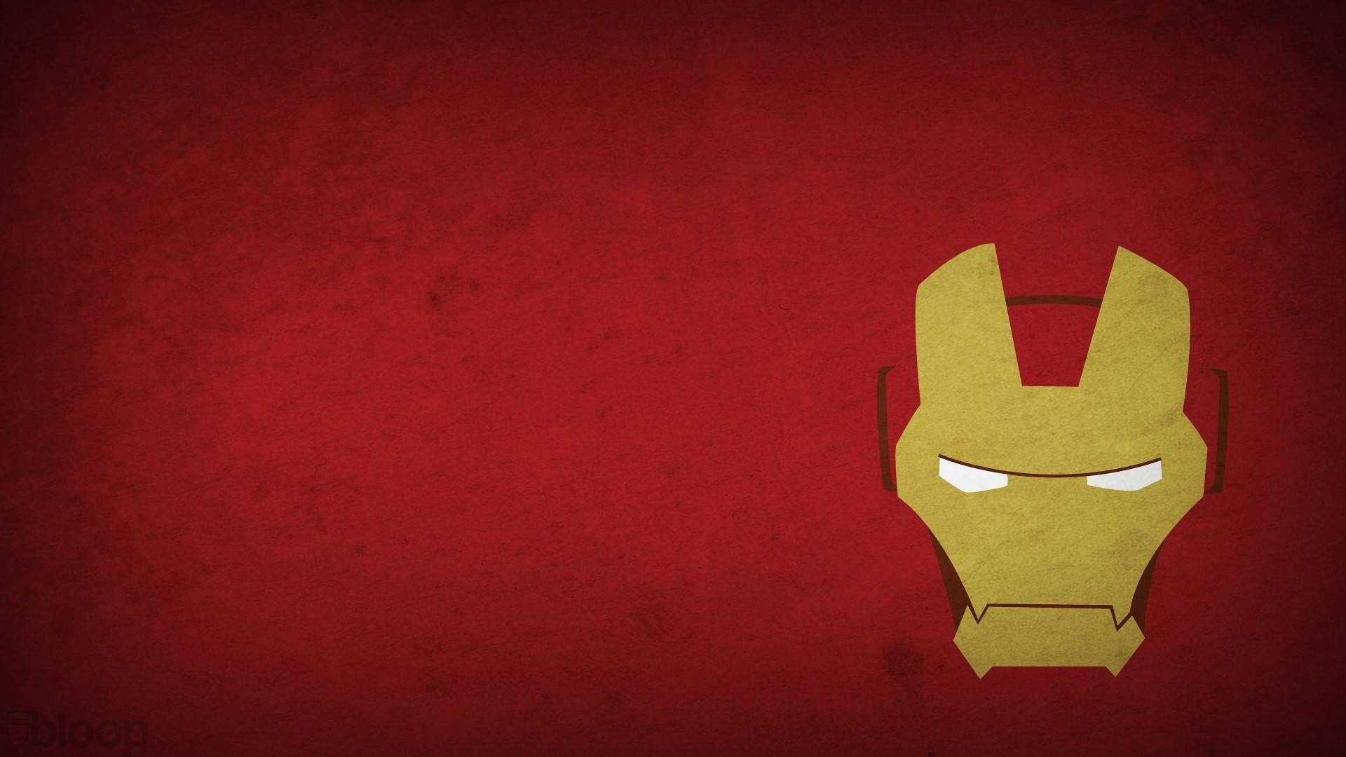 Cascodi Iron Man In Stile Minimalista Di Marvel Sfondo