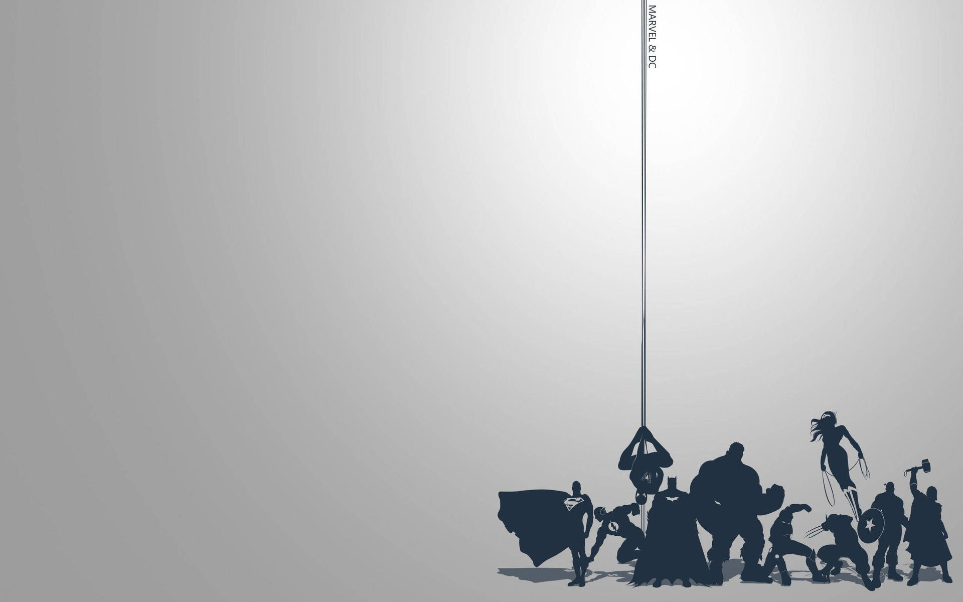 Image  Marvel and DC: The Minimalist Edition Wallpaper