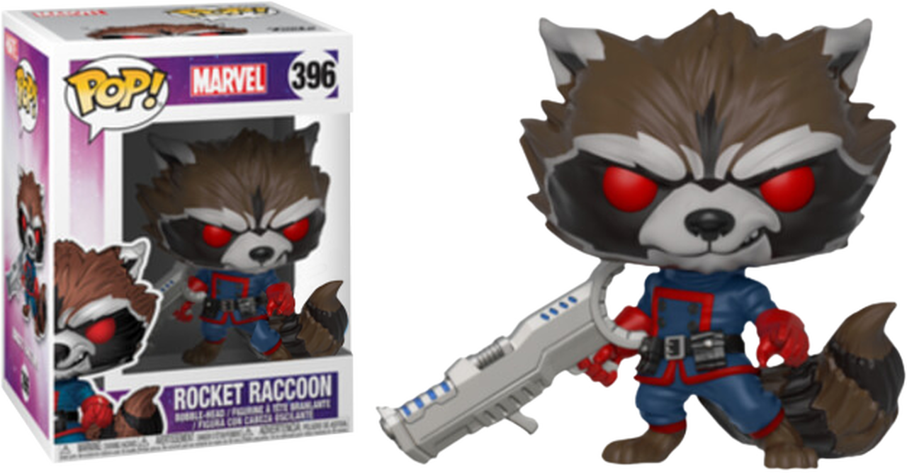 Marvel Rocket Raccoon Funko Pop SVG