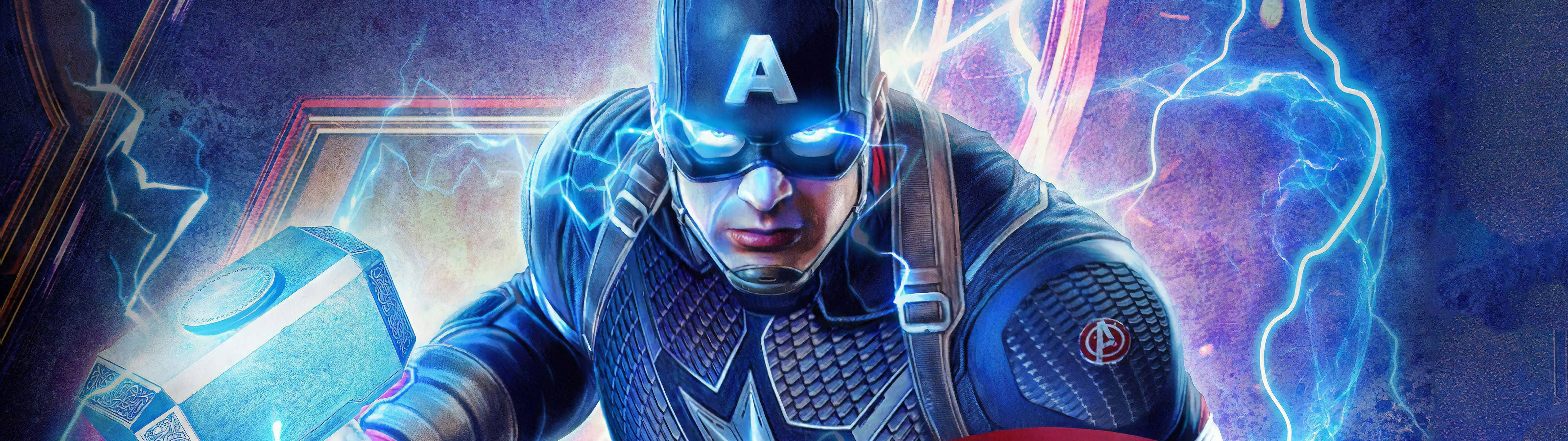 Marvel's Captain America 5120 X 1440 Background