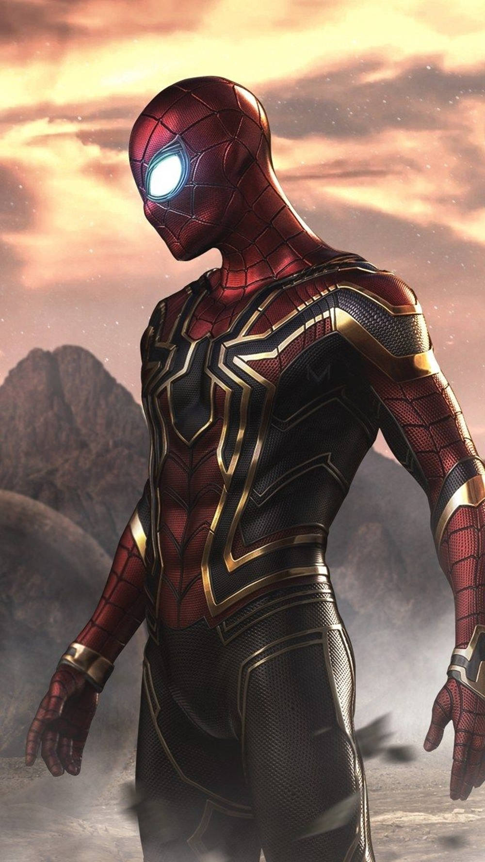 Armadurade Homem-aranha De Ferro Da Marvel Papel de Parede