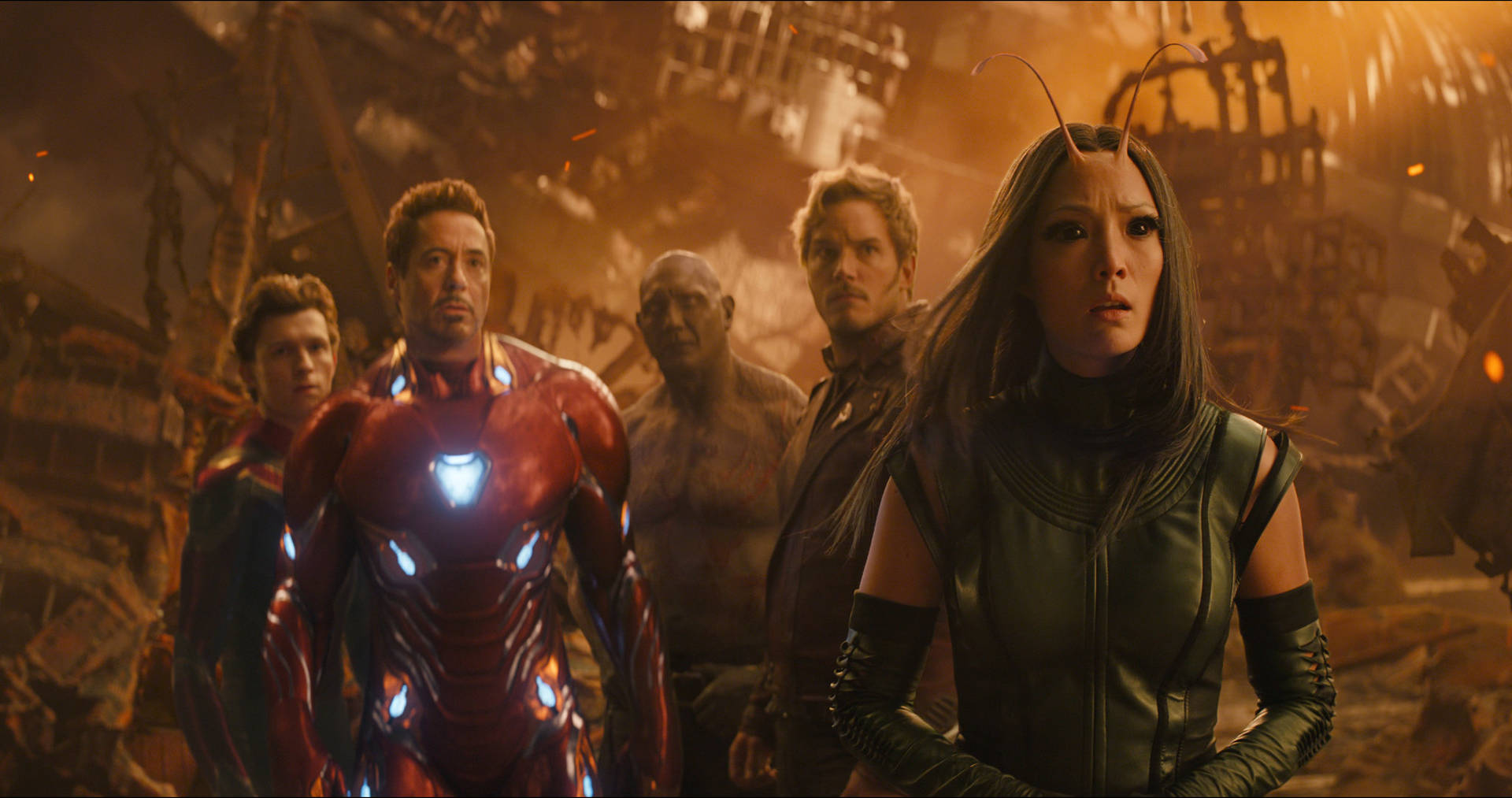 Marvelsuperhjältar Infinity War Wallpaper