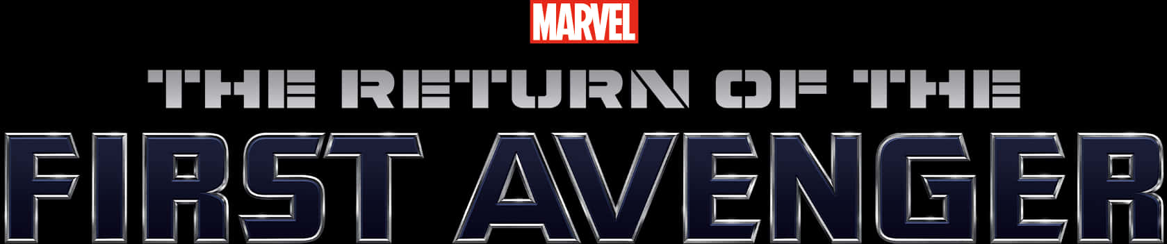 Marvel The Returnofthe First Avenger Title PNG