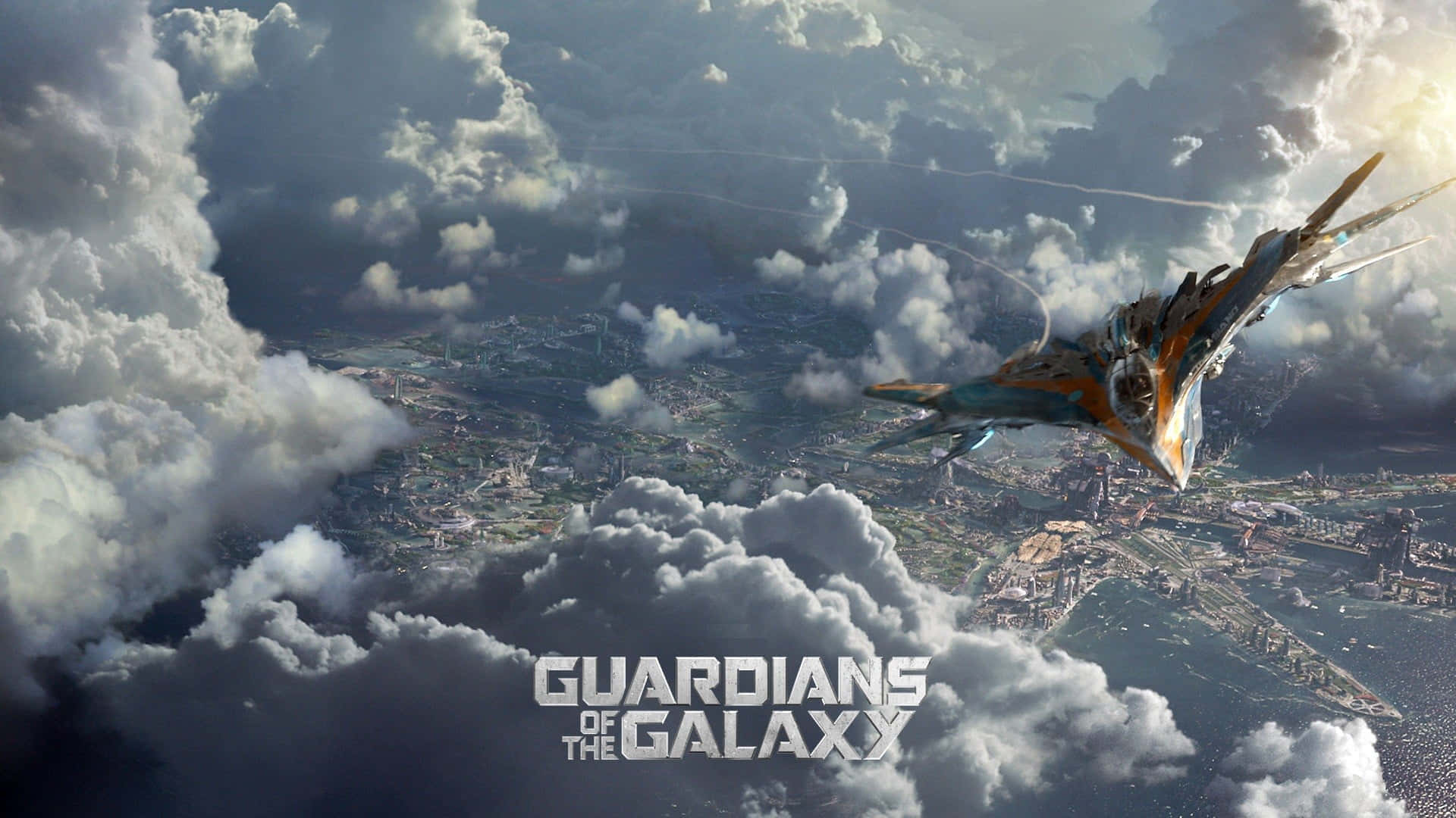Marvel Universe Milano Spacecraft Of The Guardians Wallpaper
