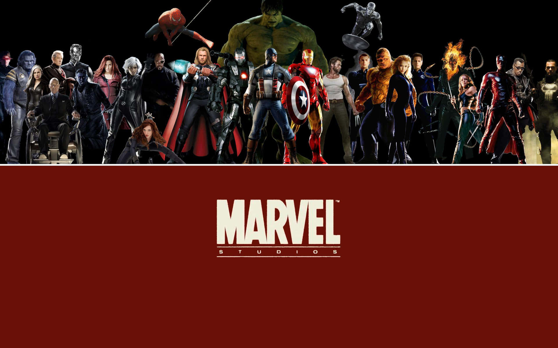 Oplev den episke Marvel-univers. Wallpaper