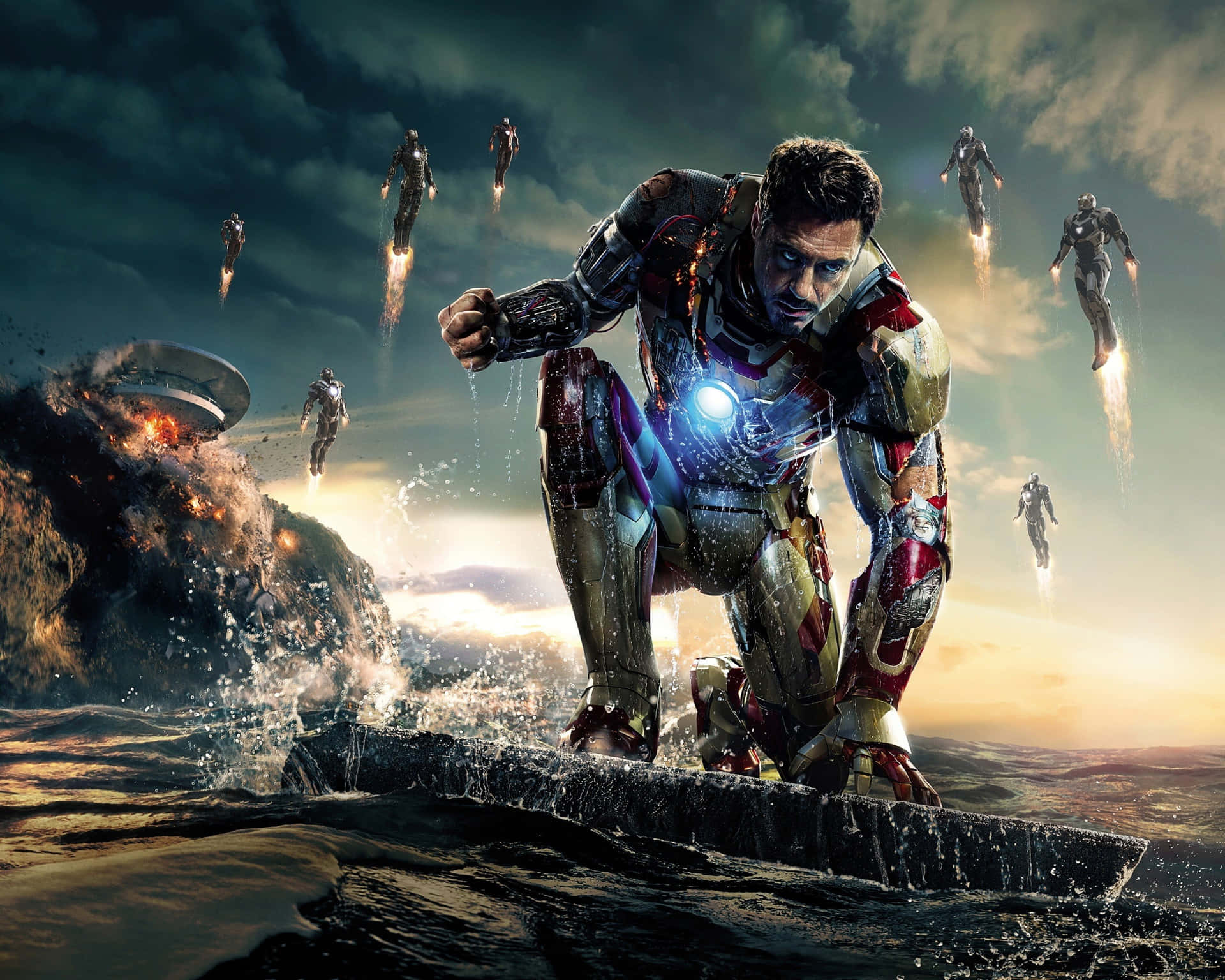 Marvel Universe Iron Man Fanart Background