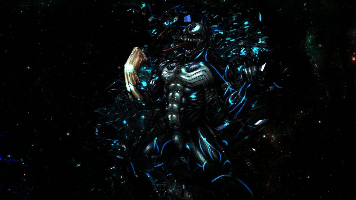 Marvel Venom Dark Galaxy Wallpaper
