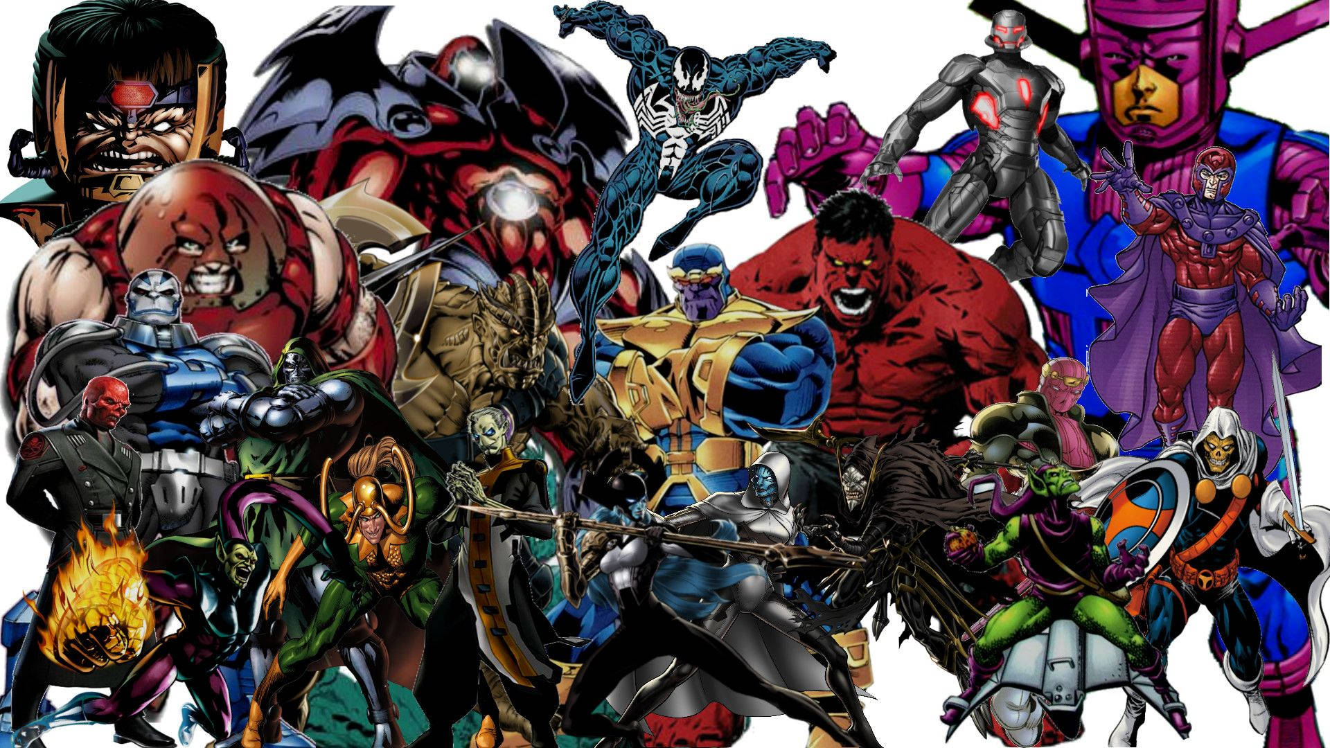 Marvel Villains Fan Artwork Wallpaper